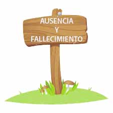 declaración de fallecimiento
